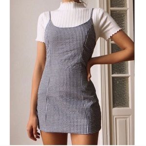 Gingham Mini Dress